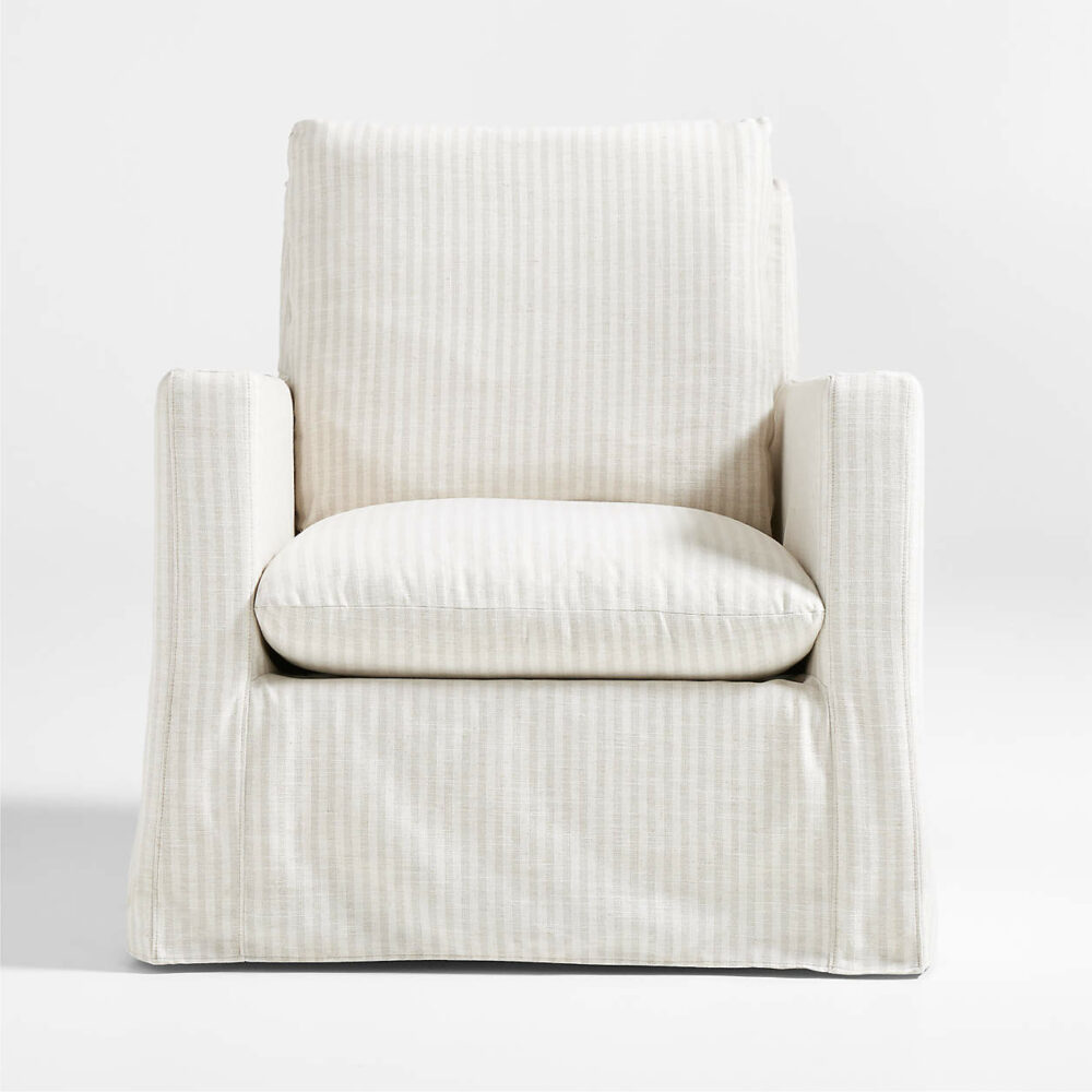 Snoozer Cream Boucle Nursery Swivel – Image 4