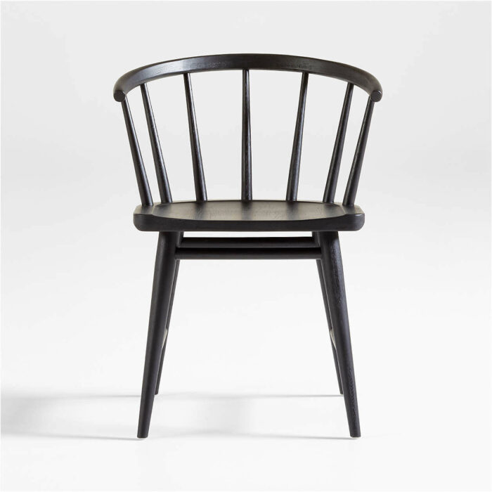 Pali Black Hardwood Dining Chair