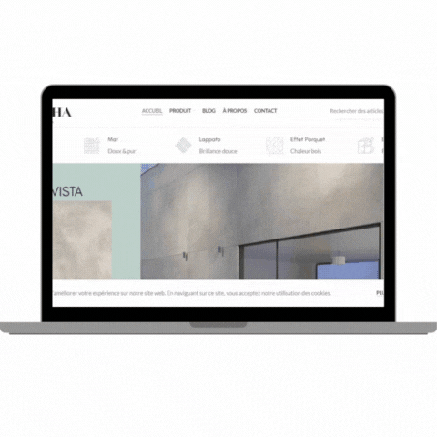 Animated illustration showing web development process